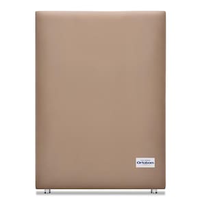 Cabeceira Sena Veluto Bege Solteiro (12x90x125) - Ortobom