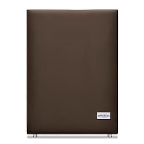 Cabeceira Sena Veluto Marrom Solteiro (12x90x125) - Ortobom