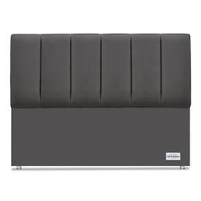 Cabeceira South Veluto Cinza Queen (11x160x125) - Ortobom