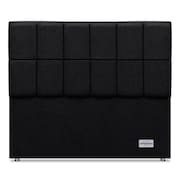 Cabeceira Piave Linho Preto Casal (12x140x125) - Ortobom