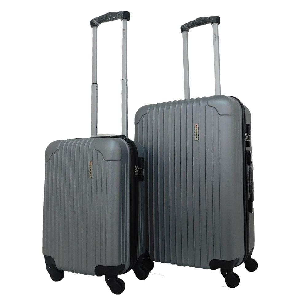 Kit Conjunto 2 Malas Rígidas 360° - Gladiador A2PM - Cinza