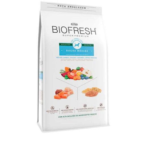 Ração Biofresh Cães Adultos Raças Médias Menor preço em Ração Biofresh Cães Adultos Raças Médias