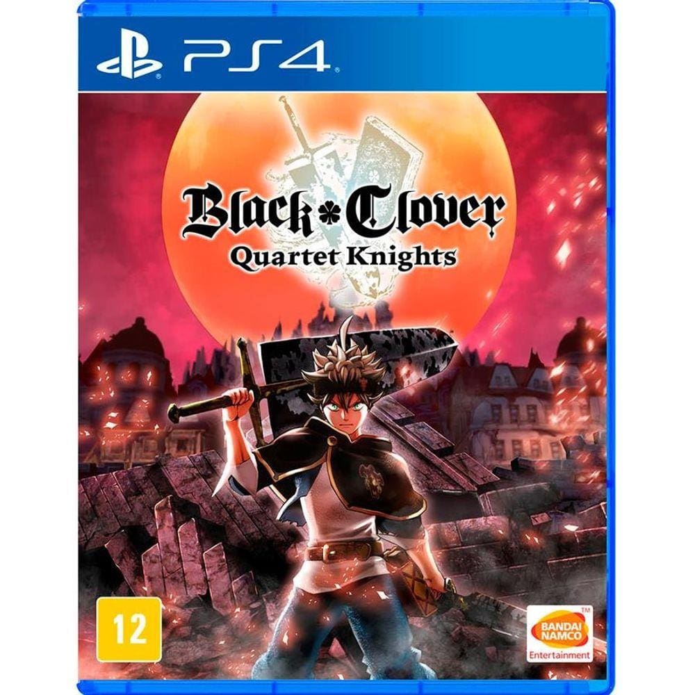 Jogo Novo Midia Fisica Black Clover Quartet Knights para Ps4