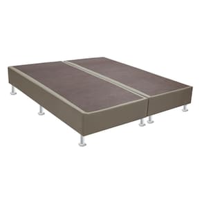 Base Sommier Corino Bege Super King (193x203x23) - Ortobom