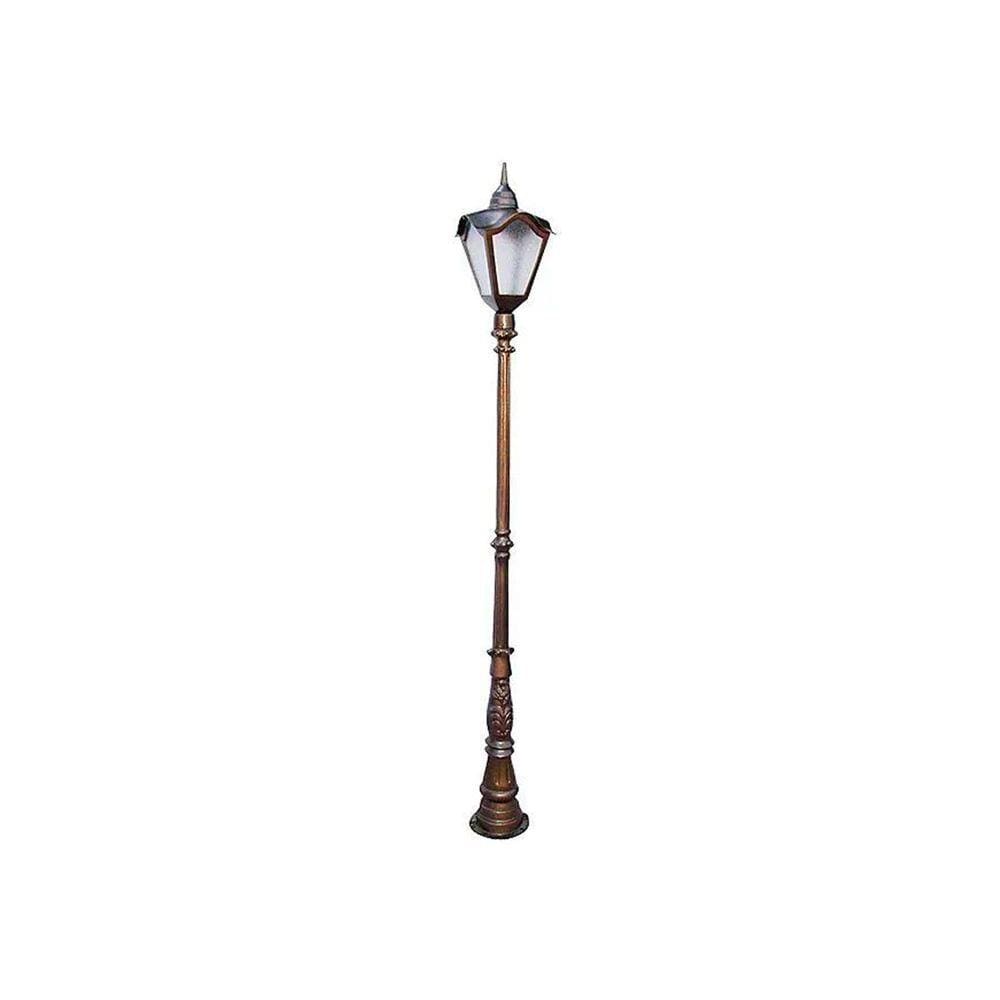 Poste Romano para Jardim de Alumínio Com 01 Luminária 2,20m