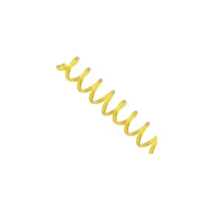 Espiral para Encadernação Amarelo Transparente 23mm 140 Folhas 60 und