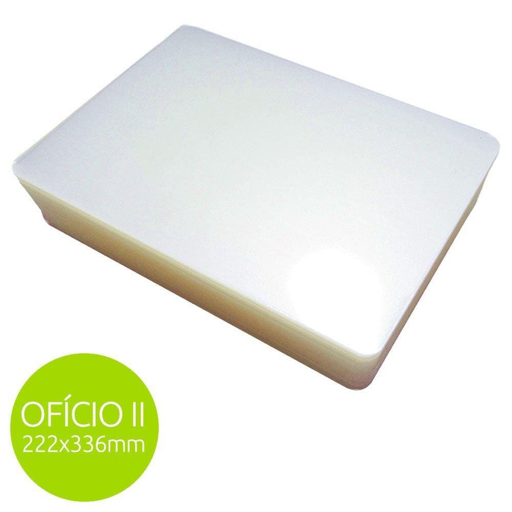 Polaseal plástico para plastificação Ofício II 222x336 0,10mm 100un
