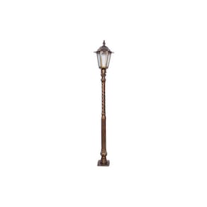 Poste Amazonas Para Jardim De Alumínio 01 Luminária 1,14m
