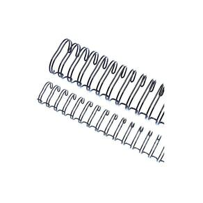 Wire-o Garra Duplo Anel 3/4" para 140 fls Carta 2x1 Preto 50 und