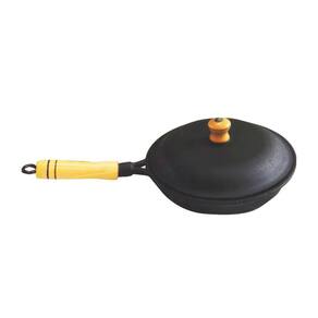 Frigideira De Ferro Fundido Com Tampa - Largura 23,5cm