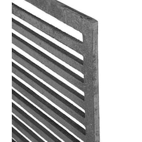 Grelha Ferro Fundido de Captação Calçada, Garagem 25x50cm