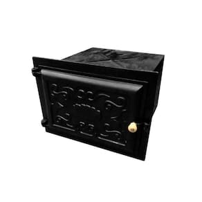 Forno Ferro Fundido Tampa Ferro Fogão Lenha 50x47x33cm G