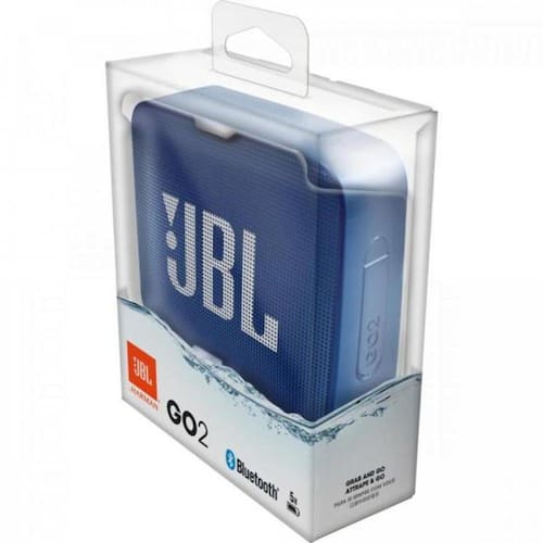 Caixa Multimídia Portátil Bluetooth GO 2 Azul JBL Menor preço em Caixa Multimídia Portátil Bluetooth GO 2 Azul JBL