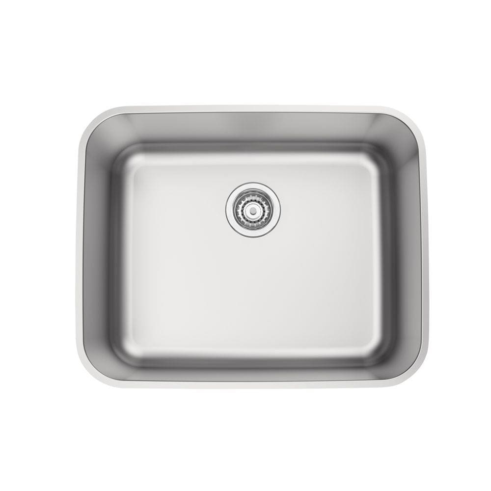 Cuba de Embutir Tramontina 50 x 40 cm Dora 50 BL em Aço Inox Acetinado com Válvula Tramontina