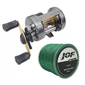 Carretilha Pesca Perfil Alto Shimano Corvalus 300 | 301 + Linha Multi 300m