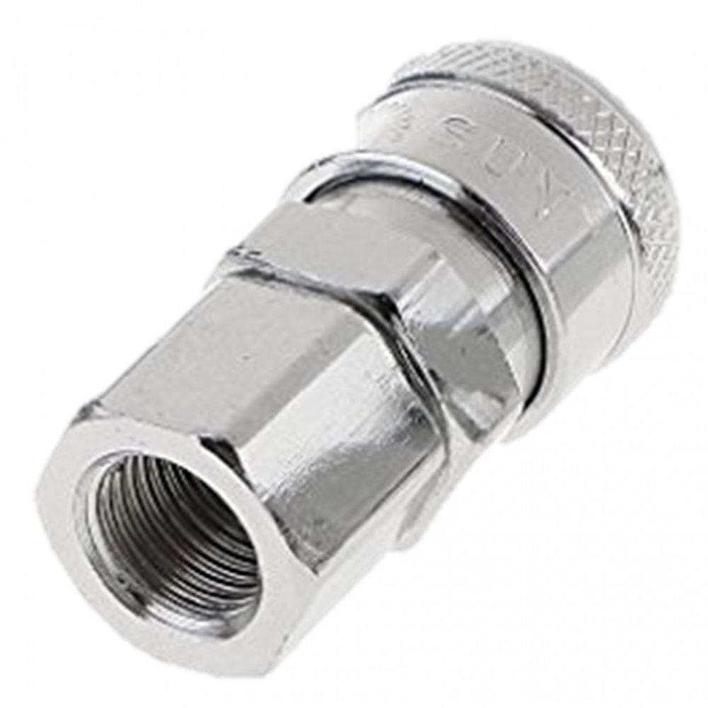 Engate Rápido Lubefer 3/8 Pino x 3/8 Rosca Fêmea
