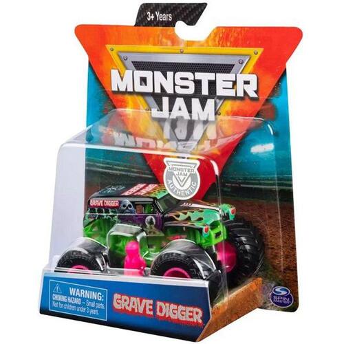 Mini Veiculo Monster JAM e Figura Grave Digger SUNNY 2025 Menor preço em Mini Veiculo Monster JAM e Figura Grave Digger SUNNY 2025