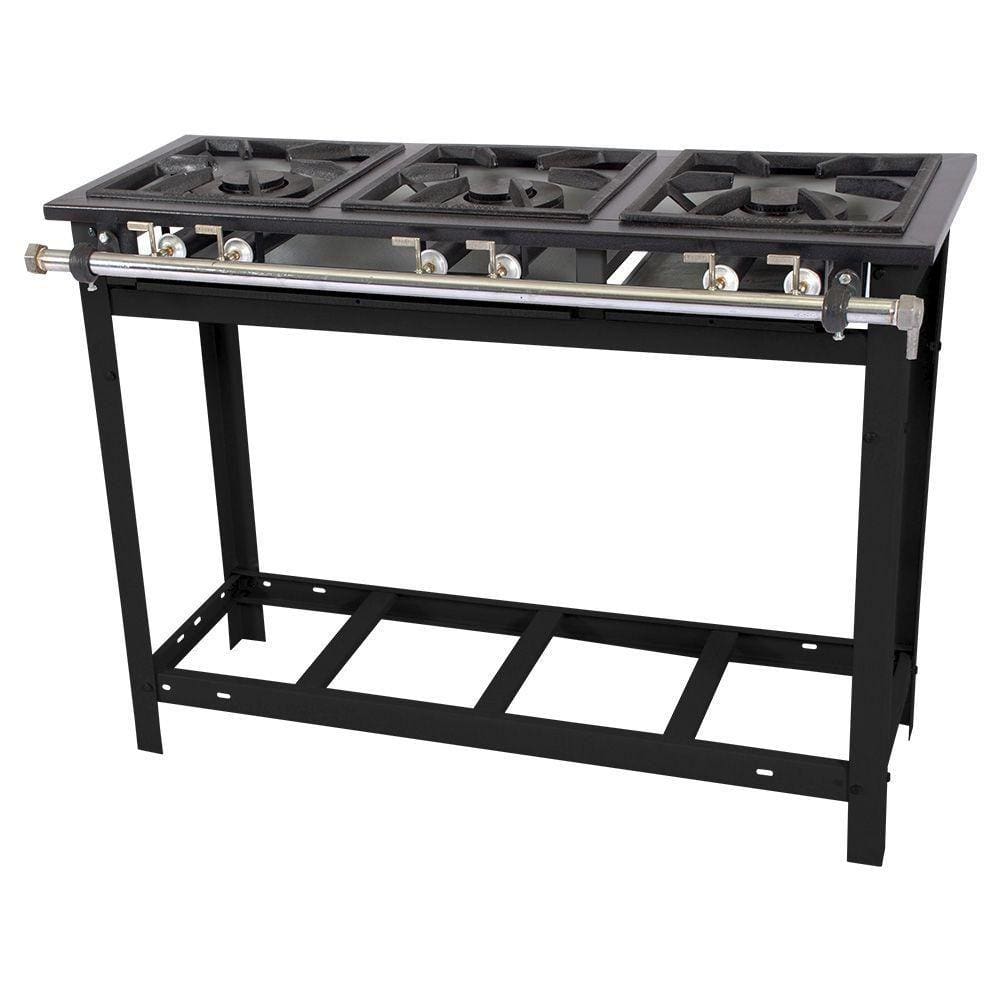 Fogão 3 Bocas Venâncio Extra Preto - E3pd3