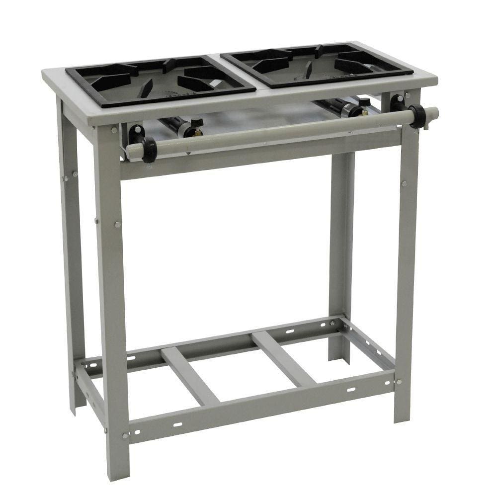 Fogão Venâncio a Gás Alta Pressão Vulcano 2 Bocas com Pé Vap2p