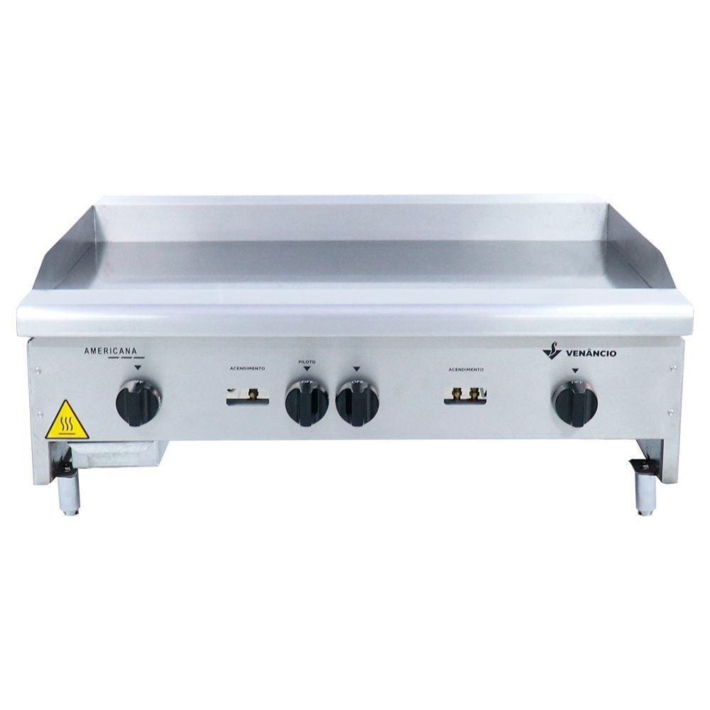 Chapa Americana 90cm Venâncio a Gás Baixa Pressão Cg90