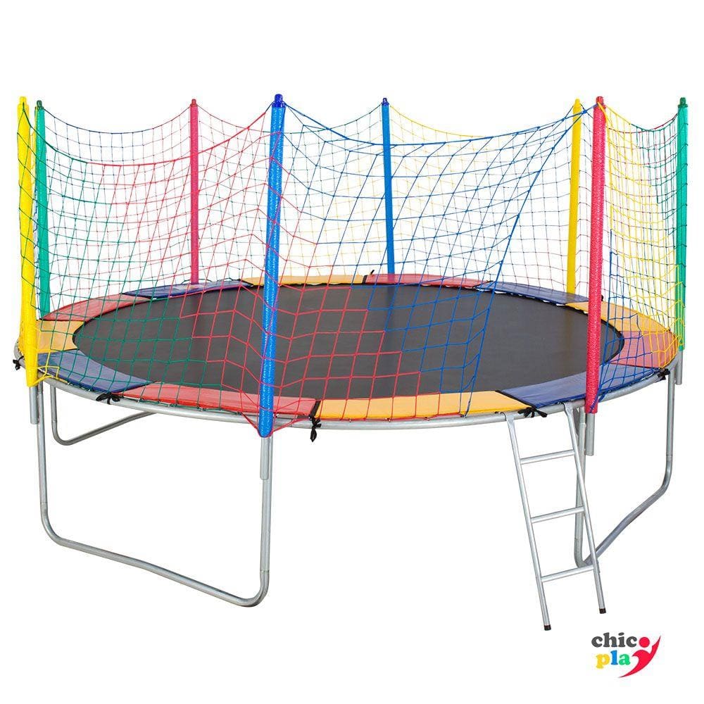 Cama Elástica 3,10m ChicoPlay Lona Preta sem Emenda