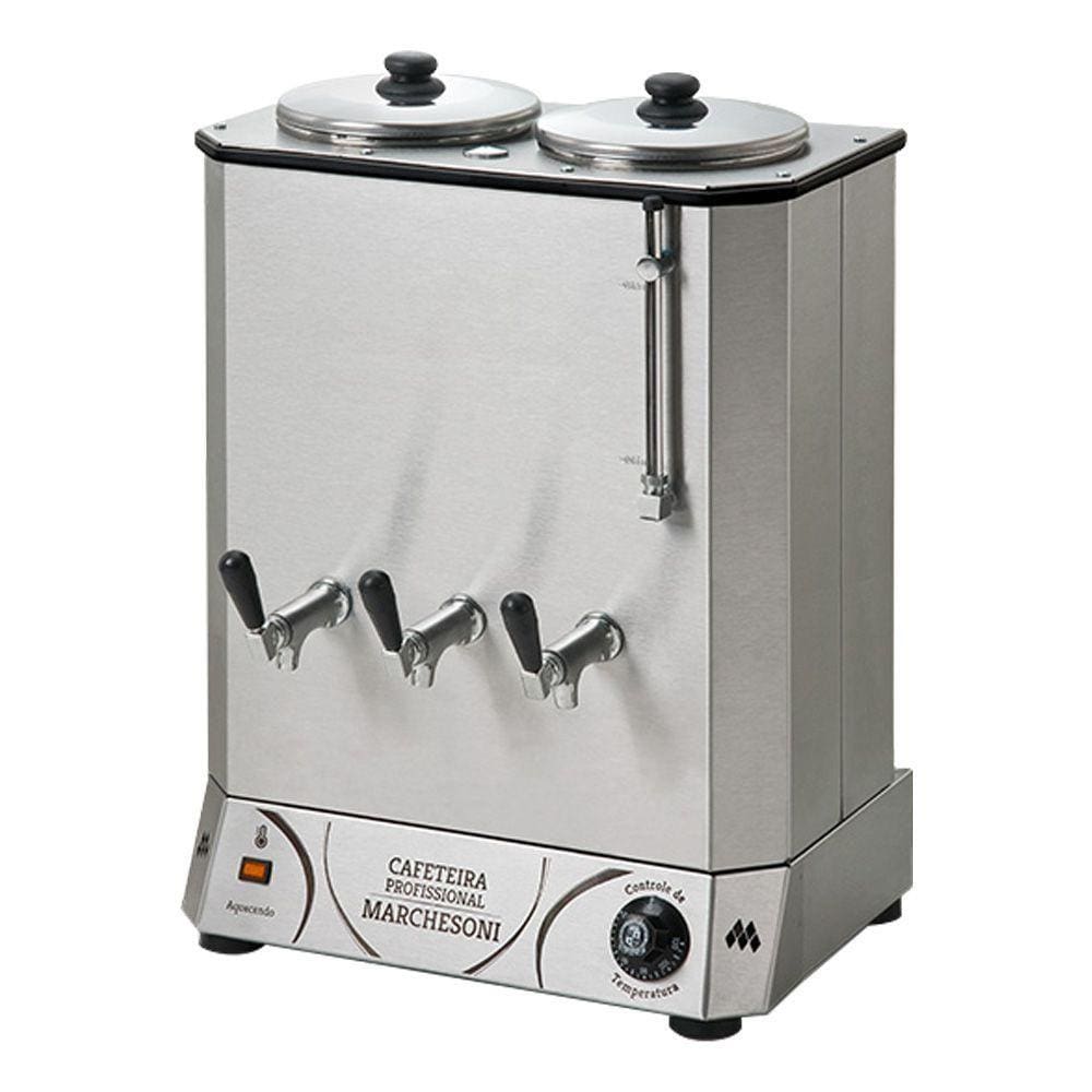 Cafeteira Elétrica Marchesoni Profissional 12 Litros com 2 Reservatórios 220V