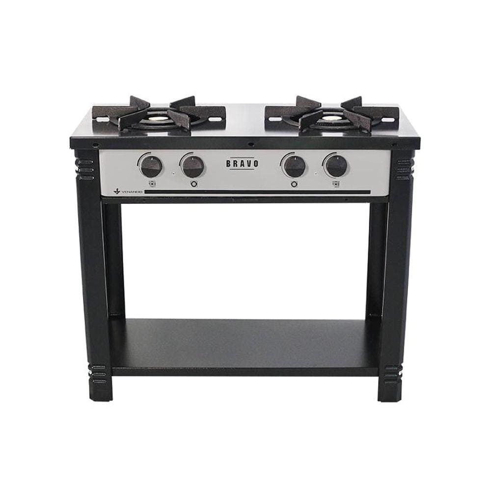 Fogão Industrial Venâncio com 2 Bocas Duplas sem Forno Br2b