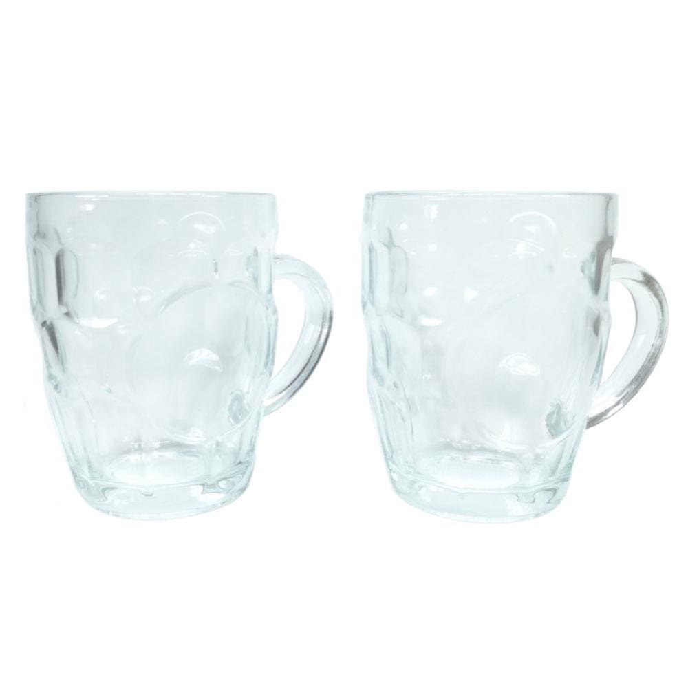 Conjunto de Caneca de Vidro 2 Peças