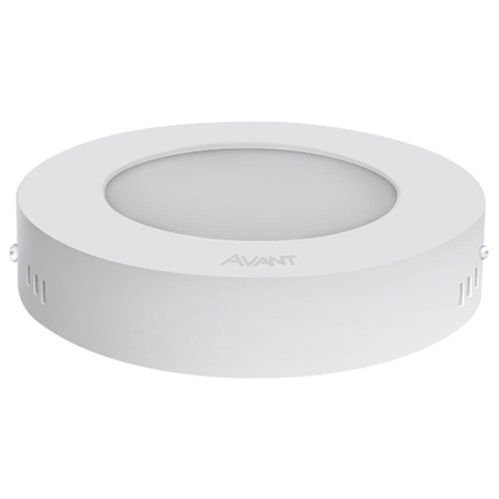Plafon redondo sobrepor 12w branco frio AVANT