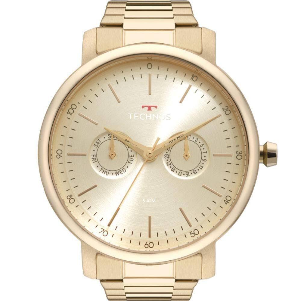 Relógio Technos Masculino Executive Dourado 6P25Bt/4D | Casas Bahia