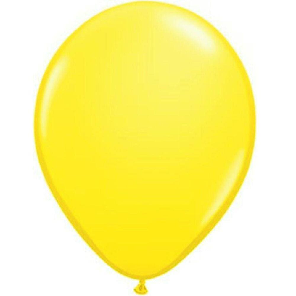 Balão De Látex Amarelo - Número 7