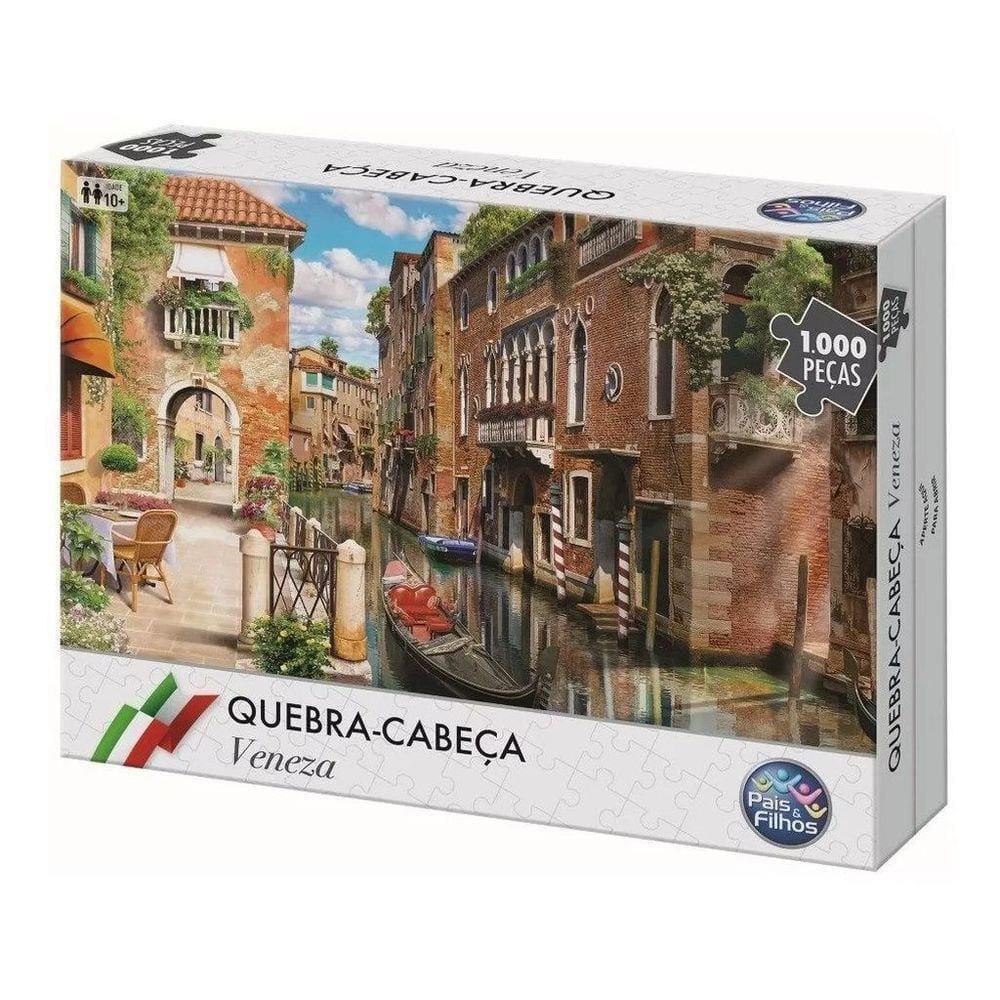 Quebra-cabeça Veneza 1000pçs - Pais&Filhos