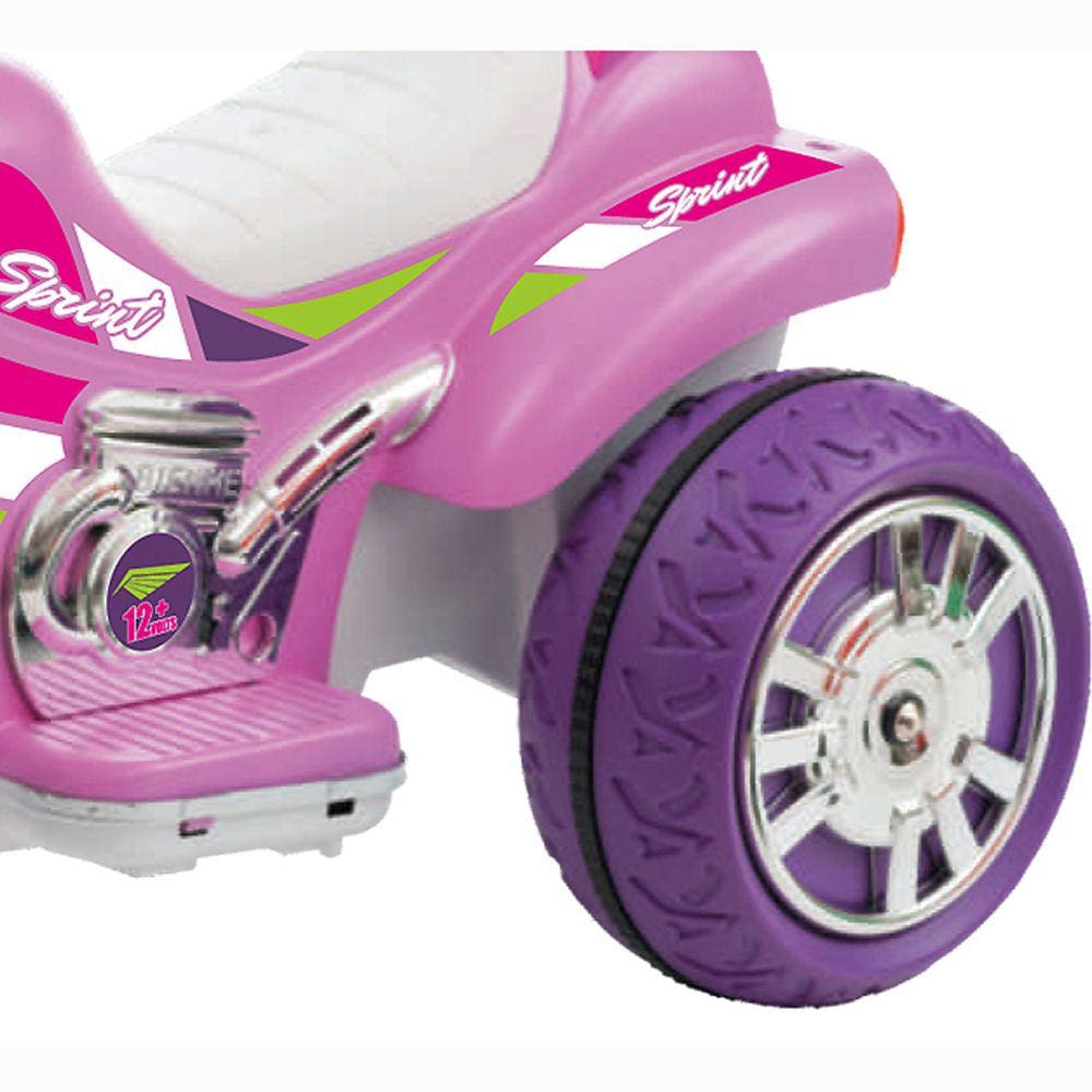 Moto Elétrica Infantil Super Moto Motocross Barata - Rosa