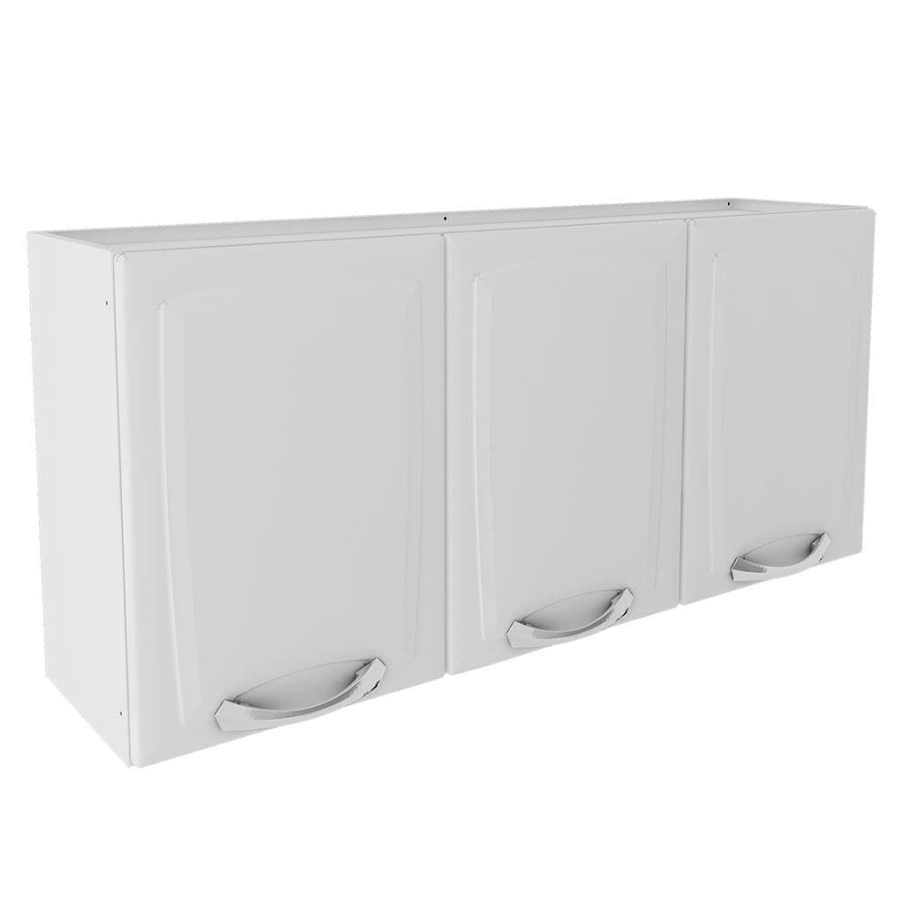 Armário Aéreo Itatiaia IP3120 Premium Aço 3 Portas Branco