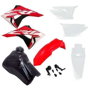 Kit Plástico Biker Next Crf 230 2007 P/ 2020 Adesivos e Tanque