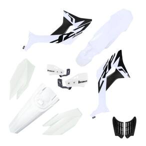 Kit Plástico Biker Evo Crf 250f Com Adesivos + Protetor De Mão Biker