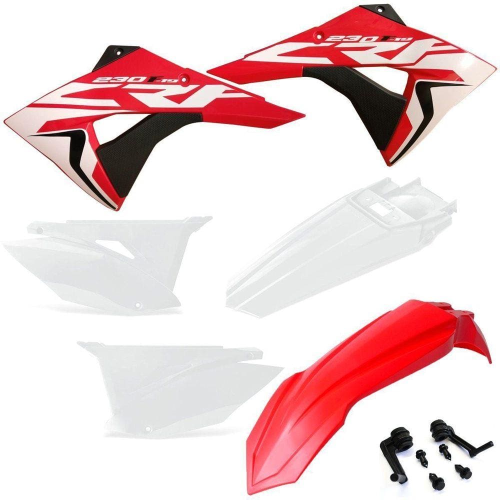 Kit Plástico Crf 230 Biker Elite Com Adesivos El1te