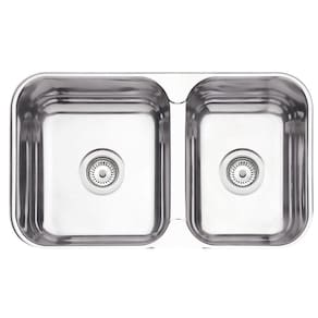 Cuba Tramontina Isis 2C 34 28 BS Perfecta em Aço Inox Polido 69 x 40 com Válvulas, Cesto Coador, Tábua e Escorredor de Pratos Tramontina