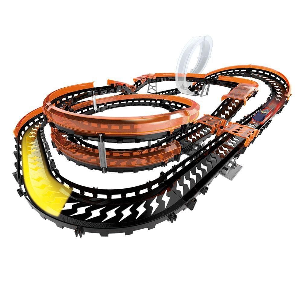 Pista hot wheels wall tracks super pista mattel, casas bahia