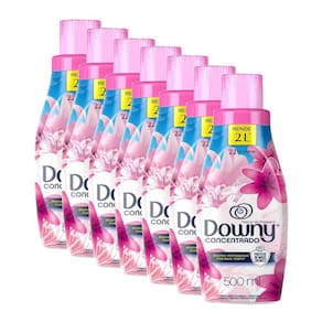 Kit Amaciantes Concentrados Downy Frescor de Primavera 500ml 7 unidades