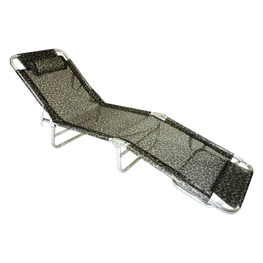 Espreguiçadeira de Alumínio Slim Colors Onça Zaka 100 KG