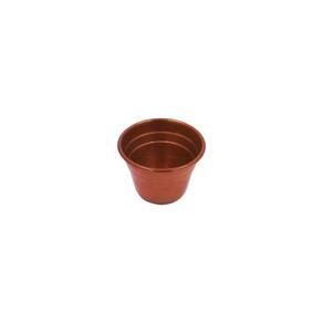 Vaso Alumínio Cobre Verniz 9x11cm Pequeno Alumínios Vulcão