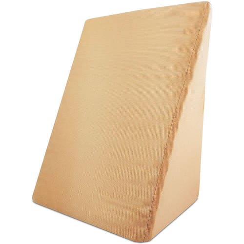 Menor preço em Encosto de Espuma Nasa Viscoelastica Triangular Travesseiro Antivarizes Com Capa - Emcompre