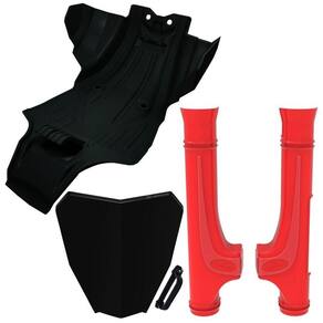Kit Protetores Anker De Motor e Bengalas Honda Number Plate Biker Crf 250f