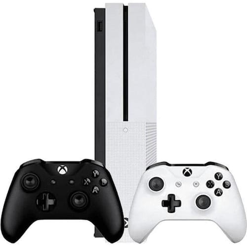 Xbox One S 1 Tb Edição 2 Controles(Branco E Preto) Menor preço em Xbox One S 1 Tb Edição 2 Controles(Branco E Preto)