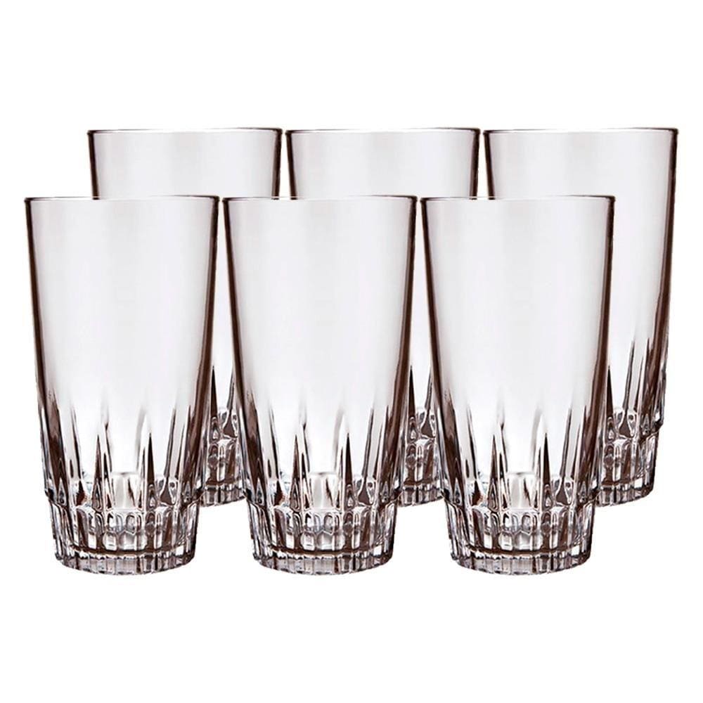 Conjunto de Copos 330ml Vegas Long Drink com 6 Peças - Nadir