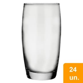 Conjunto de Copos 400ml Oca Long Drink 24 Peças - Nadir