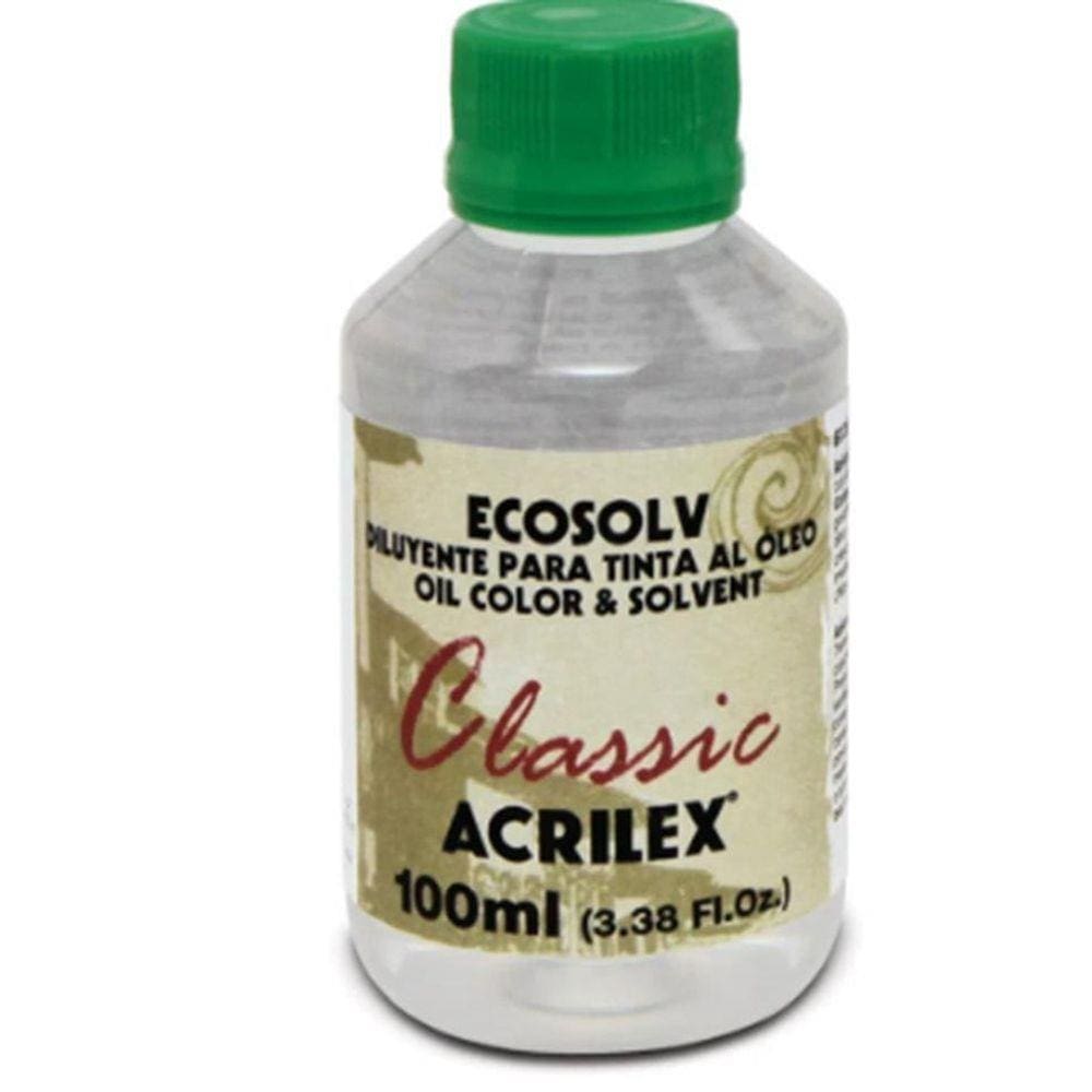 Ecosolv Acrilex 100Ml - Diluente Para Tinta Óleo