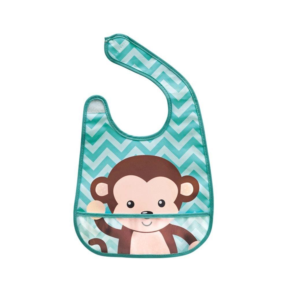 Babador com Bolso (3m+) Macaco - Buba