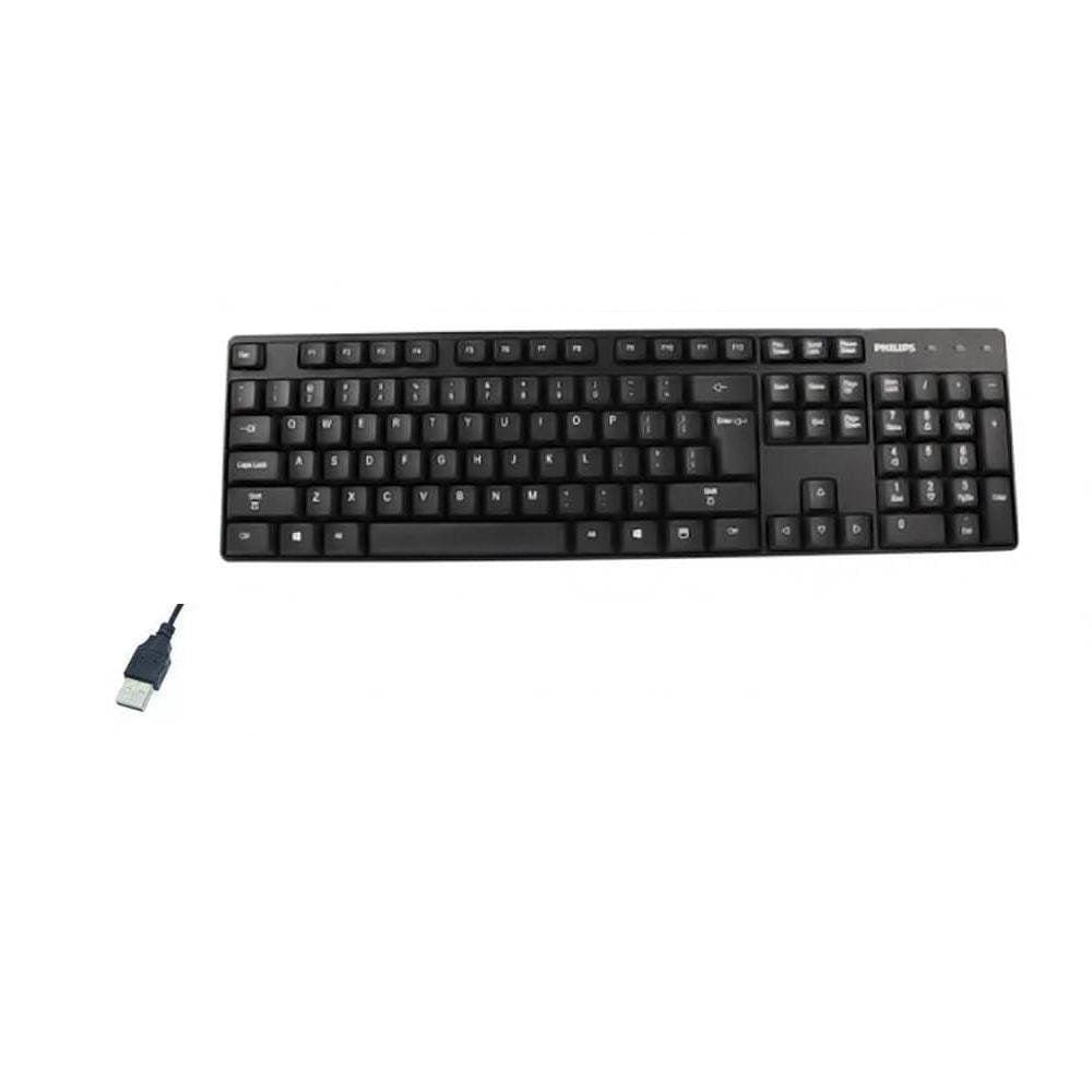 Teclado Com Fio Usb Philips K254 Unique Design